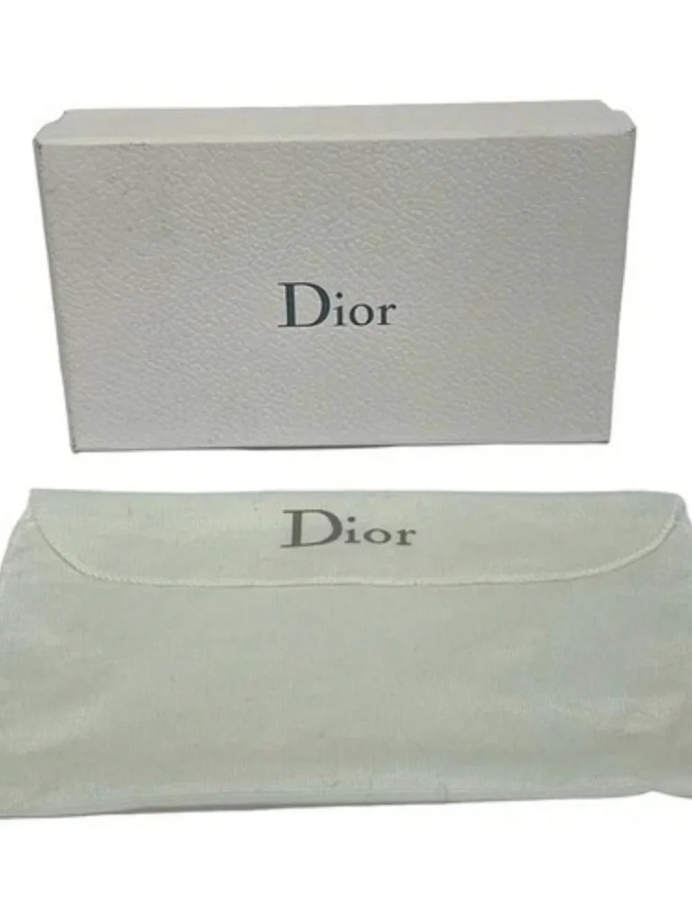 DIOR/ChristianDior Cannage Stitch Beige Patent Leather Long Wallet